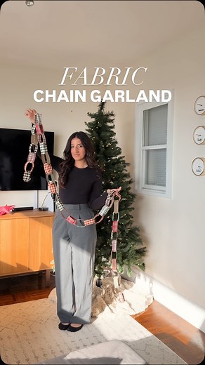 4.3K views · 11 reactions | ✂️ DIY Fabric Chain Garland ⬇️ I’ve...