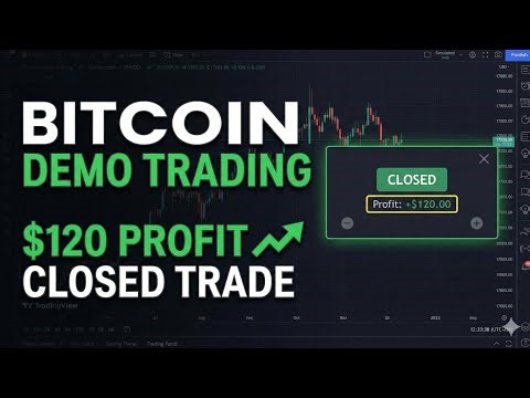 Live Bitcoin Trade Result: $120 Profit (Demo Account)📈