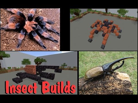 Minecraft: Insect and Bug builds