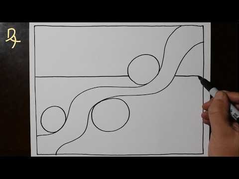 Relaxing 3D Worm Balls Doodle Pattern for Beginners