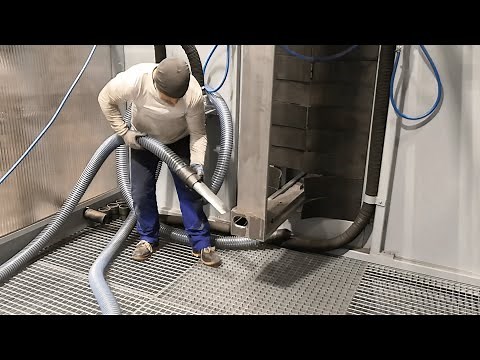 Vacuum solution for sandblasting applications