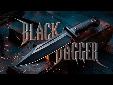 Knife Making Black Dagger