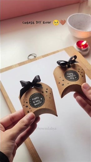 Tiniest Cute Gift box ever 🥺🫶🏻🤎