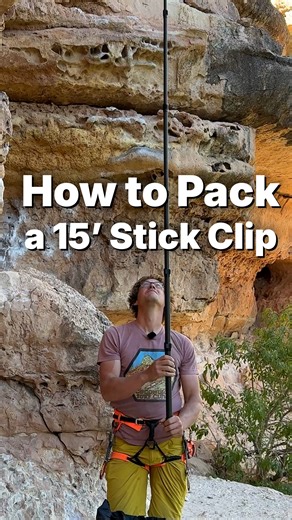 Spire Climbing Equipment on Instagram: "Want to collapse your Spire Clip in seconds? Start from the top, loosen each clasp (don’t tighten yet), and when you get to the bottom — tighten them all at once. Quick and easy. Now available in a massive 14' 8" length to reach the furthest of bolts. Grab yours today!"