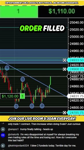 Real-Time Nasdaq Futures Trading – NQ Scalping Session