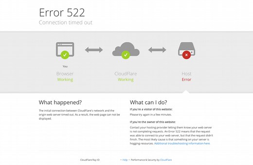 What is Error 522 and how to fix it?