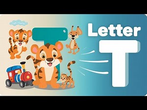 نطق حرف T للأطفال بطريقة الجولي فونكس | Letter T Phonics for Kids