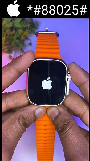 Wow😱 i Set Apple Logo Code in Apple Ultra⚡Clone Smartwatch🔥