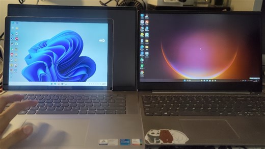 笔记本电脑尺寸简单对比