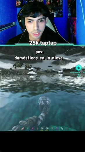 pov domésticas en la nieve #ark #arksurvivalevolved #arksurvivalascended #tiktoklive #livehighlights
