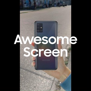 Look at Galaxy A’s awesome edge-to-edge screen! Learn more: smsng.co/galaxy-a #GalaxyA51 #GalaxyA71 #AWESOME #Samsung | Samsung