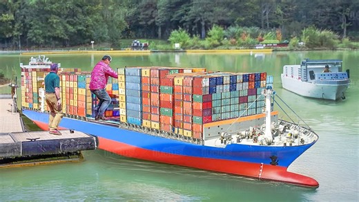 Sailors navigate tiny container ship: A day in the life