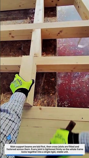 Wood Floor Joist Framing Installation
