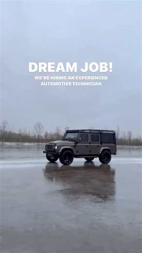 WE’RE HIRING AN EXPERIENCED AUTOMOTIVE TECHNICIAN! Are you a motivated car technician and do you have a passion for Land Rover Defenders? Do you want to be part of our team? Send your resume and motivation letter to work@the-landrovers.com! Driven by passion, inspired by adventure! #thelandrovers #dreamjob #hiring #vacancy #job #jobalert #automotive #defender #landrover #mechanic #technician #carmechanic #assembly #wearehiring #jobs #jobshiring #jobvacancy #ls3swap | The-Landrovers