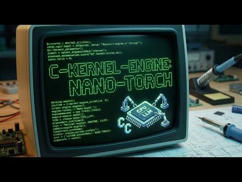 Building Nano PyTorch in C | C Kernel Engine #1 (CPU LLM Season 2)