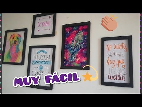 Marcos De Cuadros Con Cartulina!!!