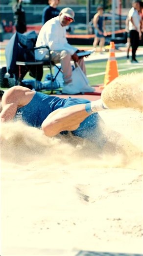 Sand Explosion! UC Riverside athlete Goes ALL OUT in the Long Jump 💥🏃‍♂️