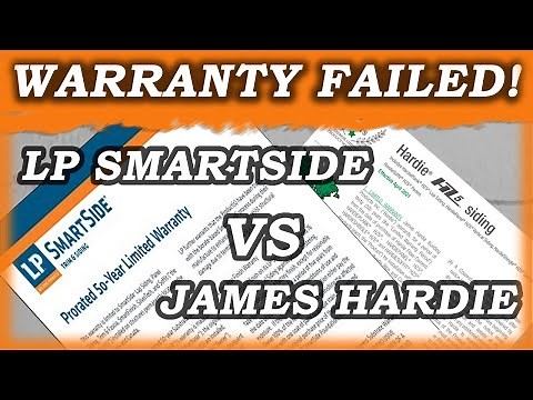 LP Smartside Siding VS James Hardie Siding (Warranty Failed)