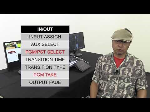 ストリーミング・ビデオ・スイッチャー V-160HD マクロとシーケンサー機能の概要