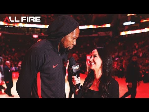 Kevin Durant Postgame Interview l Houston Rockets