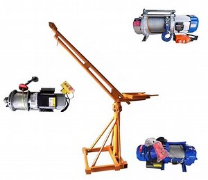 [Hot Item] 500kg Portable Small Hoist Lifting Rotary Arm Mini Monkey Crane