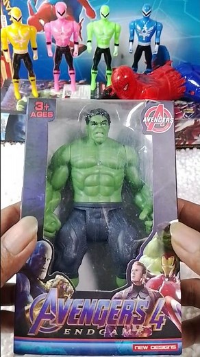 Hunting toys superhero hulk