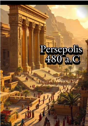 Discover the history of ancient Persepolis, the majestic capital of the Persian Empire. Its imposing palaces, columns, and intricately detailed sculptures reveal the ceremonies and achievements of a grand civilization. As a symbol of power, wealth, and a political, cultural, and religious center, Persepolis reflects the legacy of great leaders and traditions that defined an era of glory. #persian #ia #history #cinematic