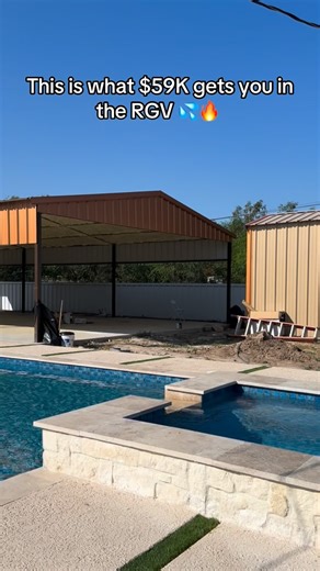 Fast lane pools | This is what $59K gets you in the RGV 💦🔥 A 15x30 custom pool, 6x6 jacuzzi, and a 12x8 landing — designed, built, and finished with modern... | Instagram