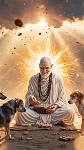 Sai bhaba taking food giving blessings |#Saibaba