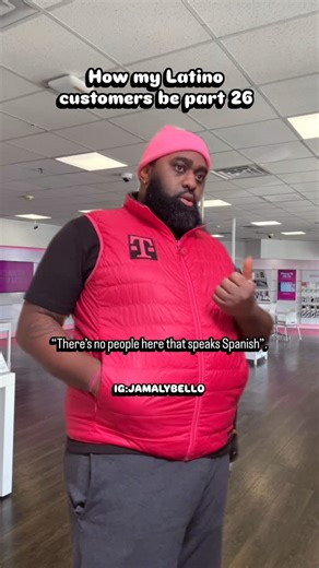 JAMALY on Instagram: "How my Latino customers be part 26. “Your kind don’t speak Spanish”! lol 😆"