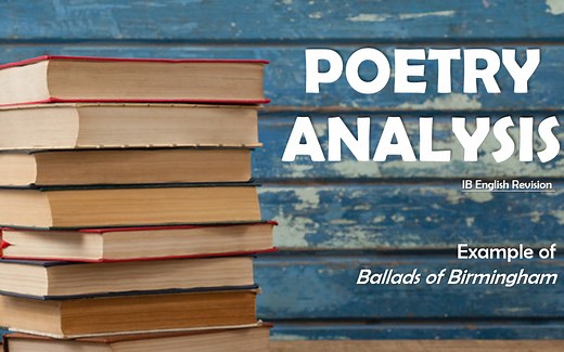 【英美文学】诗歌鉴赏：How to Analyse a Poem