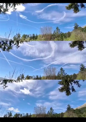 Just normal flight paths 😉... of course, the naysayers will jump on this saying it's aircraft in a holding pattern, aerial surveying, or perhaps crop spraying..although that one sounds abouts right.. but what pests are they trying to eradicate? 🤔