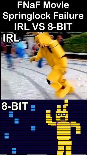 FNaF 3 Ending Be Like: - IRL VS 8-Bit
