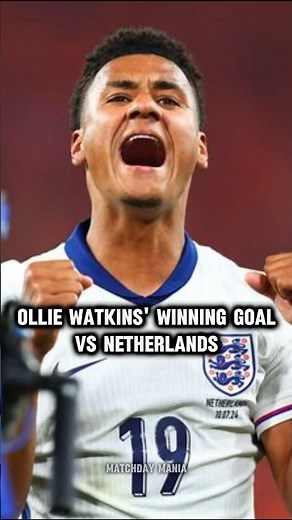 Ollie Watkins' 90' Minute Goal Sends England to the Final | England vs Netherlands 2-1 #euro2024