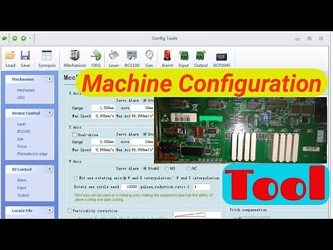 Machine Configration Tool Or Software by Cypcut. || Cypcut Machine Configuration ||