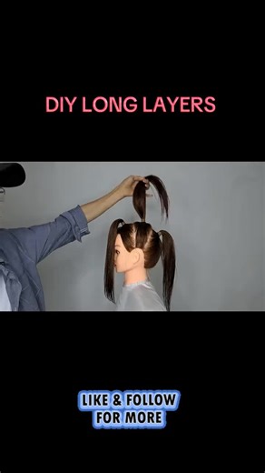 DIY Long Layers Hairstyle Transformation Tutorial