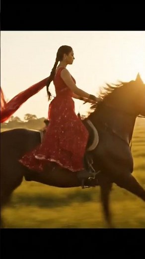 Cruel Queen Riding Her Horse – Servants Forced to Kneel 👠 #FemdomQueen