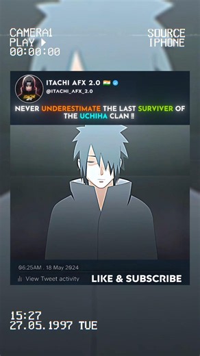 SASUKE THE UCHIHA'S LAST SURVIVER AURA FARMING 🥶🔥