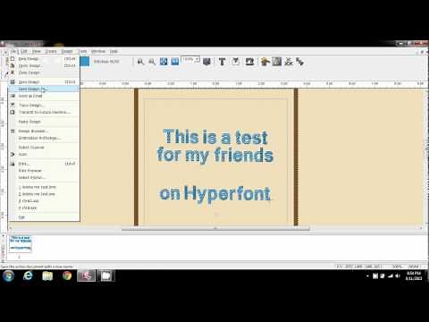 Singer Hyperfont part 2 - basic. When you have more than one line of text.