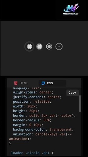 Build clean UI with HTML CSS | Credit: UIverse.io (MIT) #html #css #frontend #shorts