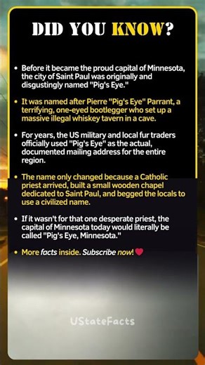 The Disgusting Original Name of Minnesota's Capital City