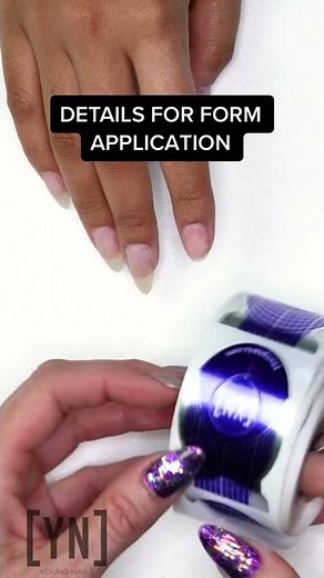 Quick Nail Tips: This Is The Proper Way To Apply Nail Forms! - #Shorts