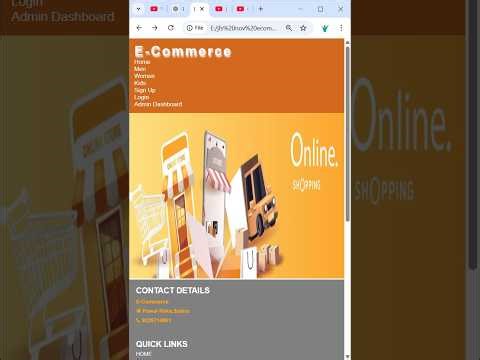 E-Commerce Website from Scratch | Final Part – Responsive Design (@media) | Marathi