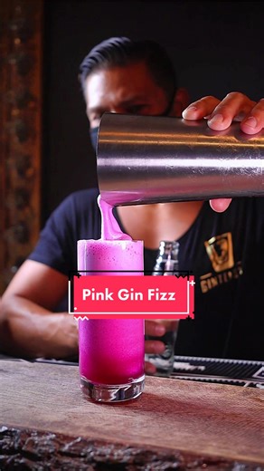 Vegan Pink Gin Fizz Recipe