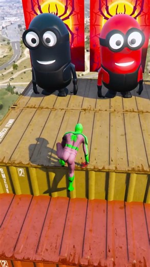 GTA 5 Epic Ragdolls | Spider-Man Jumps/Fails ep. 3616