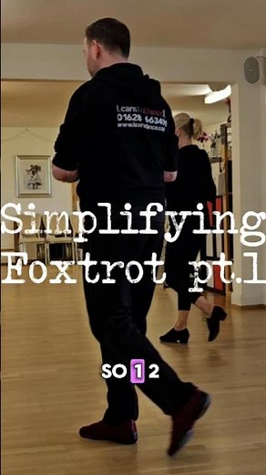 Leader's guide to Simplifying Foxtrot – Feather Step ➡️ Reverse Turn ➡️ Three Step ➡️ Natural Turn ✨