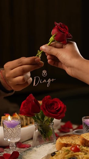 DIAGO on Instagram: "Valentine’s Day evenings are meant to be slow and special Join us at Diago for a rooftop dinner where love, ambience, and flavour come together [diago, boho house, rooftop, bar, restaurant, indoor seating, indoors, amritsar, ambience, valentines day]"