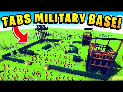 TABS - Modern Faction is Here! Raiding a Military Base! - Totally Accurate Battle Simulator