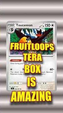 FRUITLOOPS TERA BOX IS AMAZING #pokemon #pokemonchannel #pitchblack #deckprofile