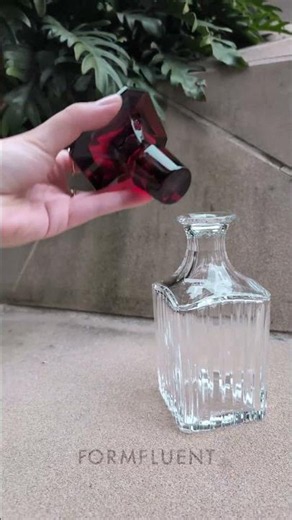Baccarat Harmonie Whisky Decanter (Clear and Red Crystal) | Product Showcase
